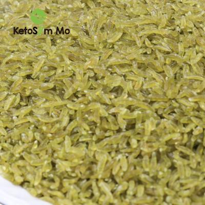 China Special Flavor Spinach Taste Ketoslim Mo High Fiber Logo Instant Rice Chinese Nutritional Rice for sale