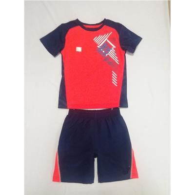 China Best Selling Customized 100% Polyester Sport Casual Clothing Sets Kids 2 Pieces Clothing Set for sale