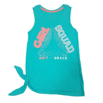 China Anti-Shrink And Good Price Fashion Summer Quality Shirt Girls Kids Sleeveless Tank Tops for sale