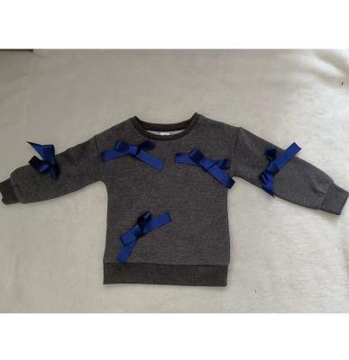 China High Quality Factory Price Anti-pilling Customized Top Color CVC Bow Sweat for sale