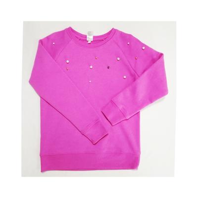 China China Manufacturer New Product Long Sleeve Solid Shirt Kids Girls Casual Tops Anti-pilling Tops for sale