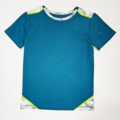 China Good Quality Anti Shrink Printed Short Sleeve Baby T Shirts Plain Boy Short Sleeve T Shirt for sale