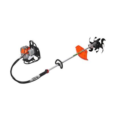 China Agricultural Small Power Cultivator Manual Power Backpack 2-Stroke Rotary Tiller Weeder for sale