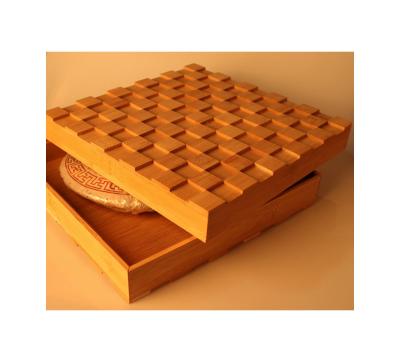 China Good Quality Universal Hot Selling Popular Product Customized Lucky Draw Tea Boxes Wooden Clamshell Box for sale