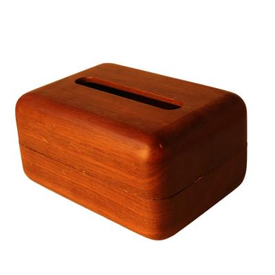 China Top Quality Guarantee Sales Products Minimalist Popular Craft Decoration Luxury Wooden Tissue Box for sale