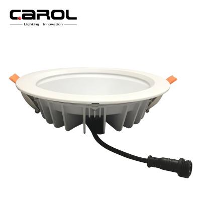 China Modern SAA CE 5 years warranty ip68 waterproof ip65 led bathroom downlight with 175mm cut out for sale