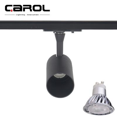 China Good quality modern aluminum alloy csa gu10 mr16 4 circuit zrack track light fixture for sale