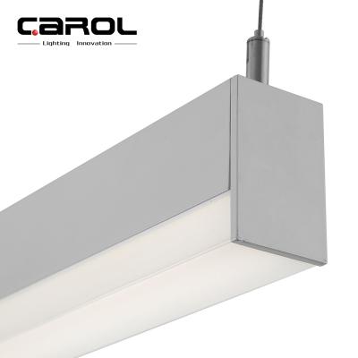 China Ceiling Suspended Desk Light Fixture Ugr 19 IP44 Pendant Recessed Linear Led Light for sale