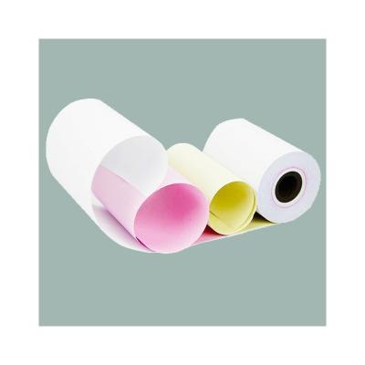 China 76x76mm Excellent Cheap Carbonless Optical Density NCR 2ply Paper Rolls 76x76mm for sale