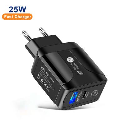 China EU USA R-U USB C 25W PD Super Fast Charger Mobile Phone PD25W Type C Wall Plug Adapter Chargers For Samsung Galaxy S22 Plus for sale