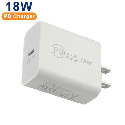 China Mobile Phone OEM Palladium Chargers 18w 20w USB-c Fast Power Adapter Wall Charger For Iphone 12 Mini Pro Max Xr Xs for sale