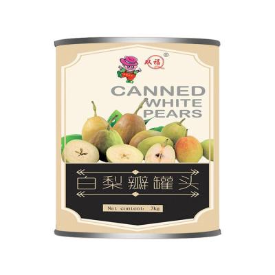 China SHUANGFU Wholesale High Quality Canned Food Fruit Jar SF-YP3000 Canned Pears for sale