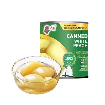 China China Canned Best Juice Can Fruit Normal Temperature 820G Canned White Peach for sale