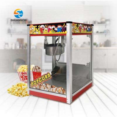 China Electric Commercial Automatic Popcorn Machine Hot Oil Maker Household Popcorn Maker ROHS 110V Fast Heating Popcorn Maker With Nonstick Pot for sale