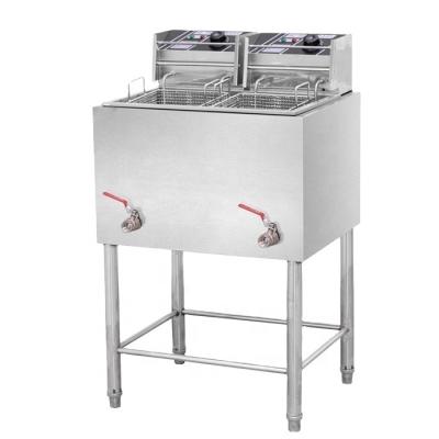 China General Electric Hot Selling Commercial Deep Fryer Single Tank Electric Free Standing Used Deep Fryer With Temperature Controller Frying Snacks Machine for sale