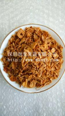 China Delicious Brittle Deep Fried Onion , Golden Color Crispy Fried Onions for sale