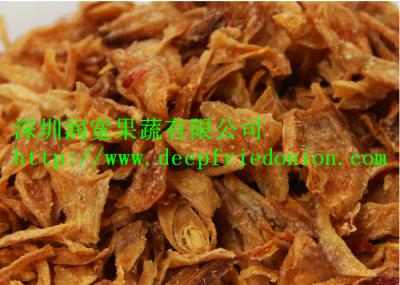 China Toothsome  Deep Fried Onion , Golden Color Crispy Fried Onions for sale