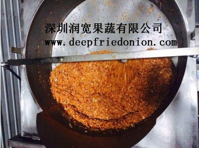 China Cebola fritada ausente amarela dourada, receita fritada friável da cebola à venda