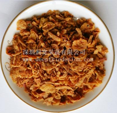 China Cebola fritada ausente amarela dourada, receita fritada friável da cebola à venda