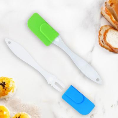 China 1pc Large Disposable Silicone Pastry Spatula Cake Cream Butter Silicone Spatula for sale