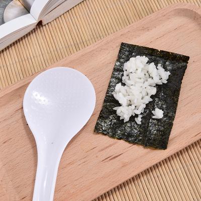 China China factory supplier 13.3cm 17.5cm pp sustainable plastic korean rice flat spoon for sale