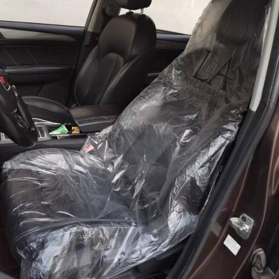 China Wholesale supplier clear white transparent LDPE plastic seat cover anti fouling for cars covers disposable forcars steering wheel cover for sale