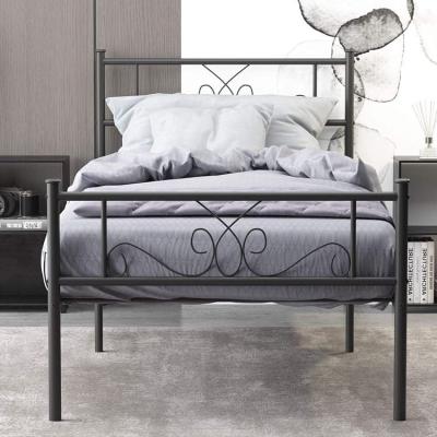 China (Other) hot sale design bedroom furniture metal bed adjustable double bed single bed for sale