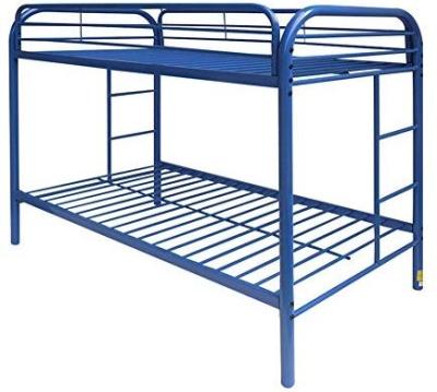 China Bunk Bed Twin Over Twin Bunk Bed With Metal Frame And Ladder Space Saving Design Bed for sale