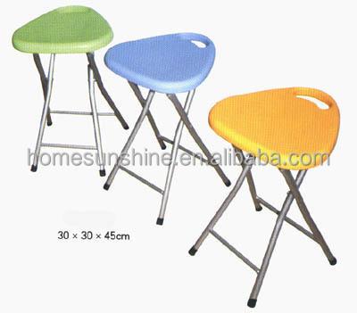 China stool home & Ottoman Triangle Folding Stool With Handle for sale