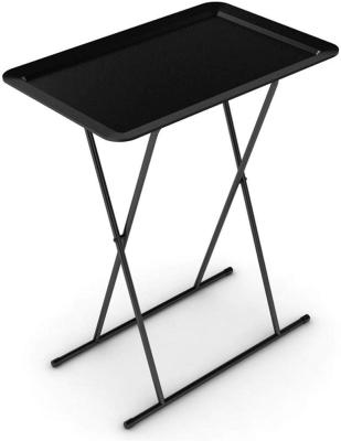 China Can Metal Foldable Plastic Top Frame Folding Tray Table Foldable Snack Tray TV Trays for sale