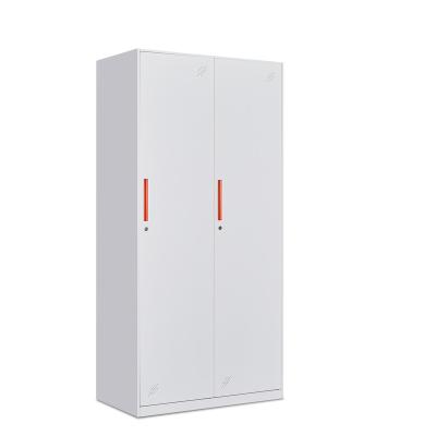 China (Height) 2 door adjustable steel locker with hanger and shelf inside for sale