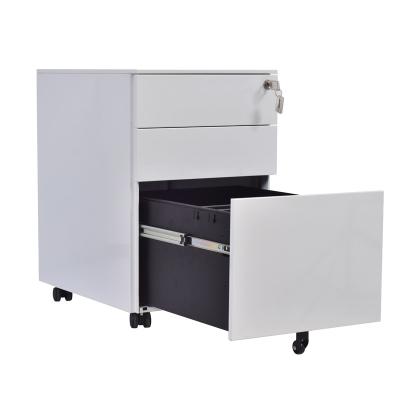 China (Size) 3 Drawer Adjustable File Cabinet For Under Desk Drawer Steel Cabinet for sale