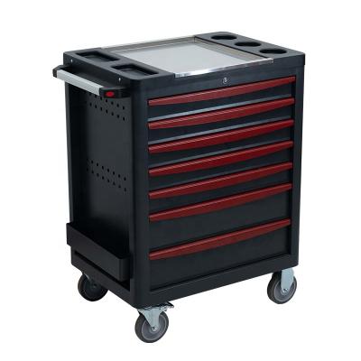 China Garage Auto Repair Tool Cart Tool Cabinet with 7 Drawers and Tools for sale