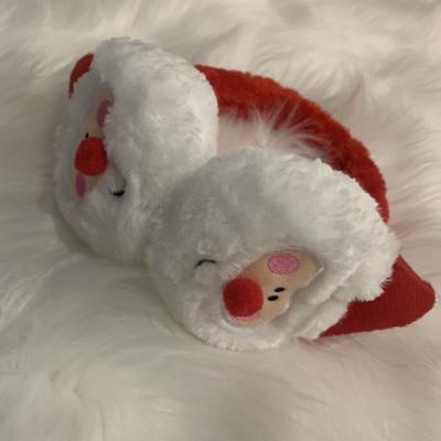 China Keep Warm Santa Claus Snowman Children Kids Winter Plush Christmas Ear Muffs for sale