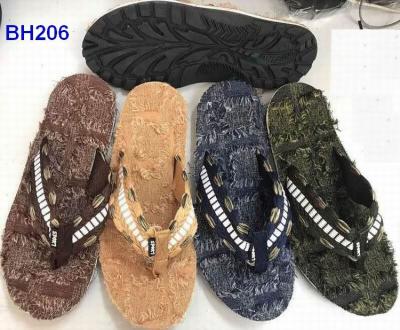 China Anti-Smell Stock Hex Shoes Men Fail Slippers TPR Flip Flops for sale