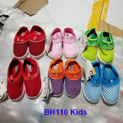 China Canvas clearance running lots EVA molded outsole for mesh upper surplus kids casual shoes for sale