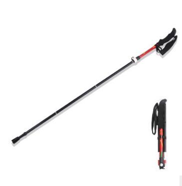 China EVA Carbon Fiber Foldable Trekking Increasing Poles for sale