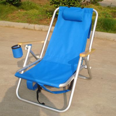 China Outdoor Moon Chair Cooler Hunting Beach Folding Backpack Chair for sale