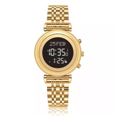 China Custom Logo New Modern Waterproof Muslim Azan Watch Women IP67 Waterproof Azan Watch With World Prayer Time for sale