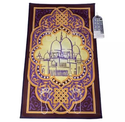 China Smart Smart Electronic Muslim Islamic Mat Non-slip Mat Teaching Talking Music Prayer Blanket Prayer Mat with Worship Step Guide for sale