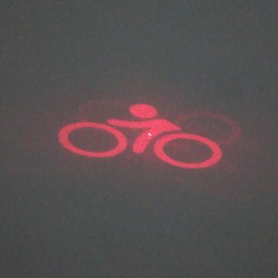 China Bicycle Logo Recycling Warning Projection Lamp For Safety Recycling for sale