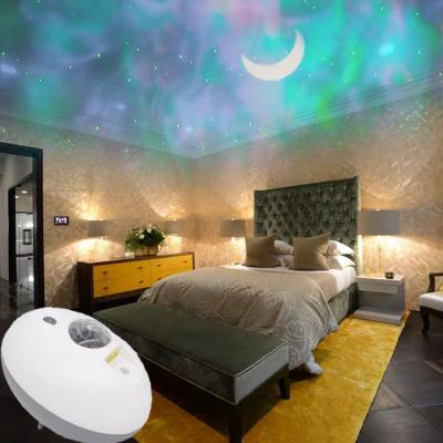 China Modern Universe Starry Sky Lamp Night Projector Moon Aurora Northern Bedside Light with Outdoor for Bedroom Decoration for sale