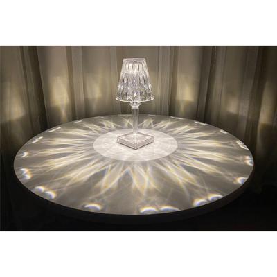 China Modern EUROPEAN USB rechargeable diamondoid lamp/artistic table light/creative lamp for sale