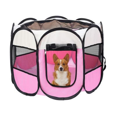 China Breathable Foldable Dog Case Tent Carrying Cover For Small Dog Puppy Cat Indoor Outdoor Use Water Heavy Duty Folding Travel Crate for sale