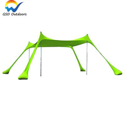 China UV-resistant and Sun shades waterproof UV-resistant outdoor foldable portable camping beach tent family tent changing tent family tent lycra protection beach tent for sale