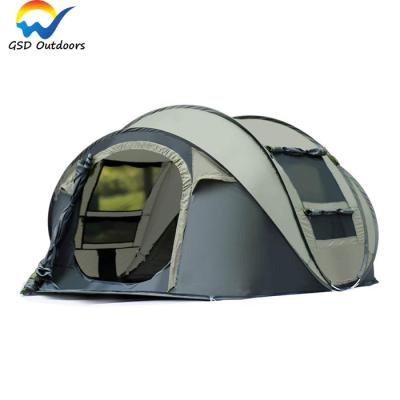 China Waterproof And Windproof Pop Up Tent For Camping 3 Person Portable Pop Up Tent Automatic Tent Waterproof Windproof For Rise Mount Camping for sale