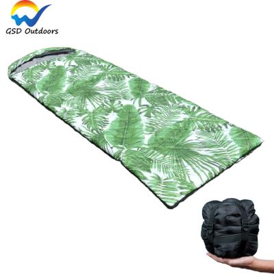 China Outdoor Foldable and Easy Carry Envelope Washable Camping Sleeping Bag Indoor Kids Play Sleeping Bag Mattress for sale