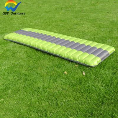 China Inflatable Backpacking Air Mattress Sleeping Mat Lightweight Outdoor Inflatable Light Weight Sleeping Pad for sale