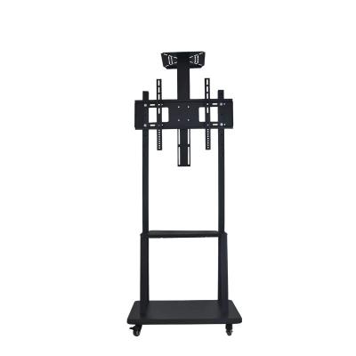 China Hot Selling Led LCD Plasma TV Mount Cart with Wheels, Suitable for TV Stand LED TV Cart with Adjustable Height from 32