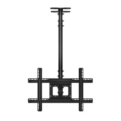 China Vesa 600*400 Height Cold Rolled Steel Adjustable Ceiling TV Mount Bracket For 32" - 70" Thumb Screen TV Mounting Wall for sale